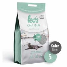 Leos Cat Litter Dogal Bentonit Kalın Taneli 5 lt Kedi Kumu