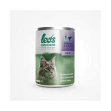 Leo's Kuzu Etli Pate Konserve Yetişkin 24x400 gr Kedi Maması