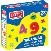 Lets 23 Parça Rakamlar Oyun Hamuru Seti