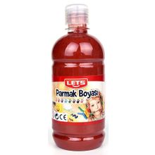 Lets L-5008 Kahverengi 500 ml Parmak Boyası