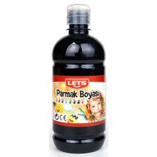 Lets L-5009 Siyah 500 ML Parmak Boyası