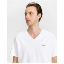Levis A2084-0000 Beyaz V Yaka Erkek T-shirt
