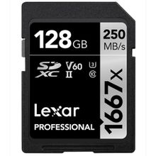 Lexar 128 GB SDXC Class10 UHS - II u3 - 250 MB/s 1667x Hafıza Kartı