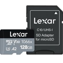 Lexar 128GB High-Performance 1066x microSDXC™ UHS-I, 160MB/s okuma 120MB/s yazma C10 A2 V30 U3 Hafıza Kartı