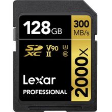 Lexar 2000X Professional 128Gb 300MB/s SDXC Hafıza Kartı