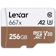 Lexar 256 gb Professional 667x microSDXC UHS-I Hafıza Kartı