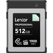 Lexar LCXEXDM512G-RNENG 512 GB Professional Cfexpress Type-B Card Up to 1900 MB/S Read 1700 MB/S Write VPG 400 Bellek Kartı