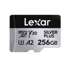 Lexar Professional Silver Plus LMSSIPL256G Class 10 UHS-I U3 A2 V30 256 GB Micro SD Kart