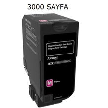 Lexmark CS725-CX725-CS720-74C50M0 Kırmızı Muadil Toner