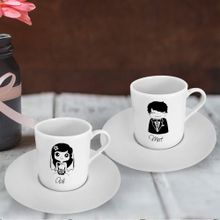 Leydi Collection İkili 6 Türk Kahvesi Fincanı Takımı