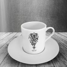 Leydi Collection V Harfli Model 1 Türk Kahvesi Fincanı