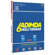 LGS 6 Adımda Hızlı Tekrar - Tonguç Yayınları