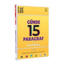 LGS Günde 15 Paragraf ve Anlam Bilgisi - Tonguç Yayınları