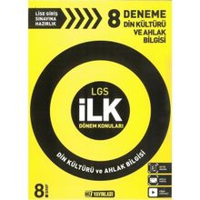 LGS İlk Dönem Din Kültürü 8 Deneme Sınavı - Hız Yayınları
