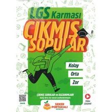 LGS Karması Çıkmış Sorular - Şeker Portakalı Yayınları