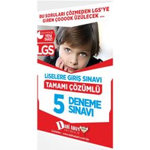 LGS Kazan Kazan Tamamı Çözümlü 5 Deneme Sınavı Editör Yayınları