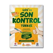 LGS Son Kontrol Türkçe - Şeker Portakalı Yayıncılık