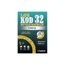 Lgs Türkçe Kod 32 Haftalık Denemeler - Tudem Yayınları