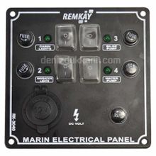 Lhr İzoleli Çakmak Soketli 4'lü Switch Paneli