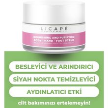 Licape 250 ml Besleyici ve Arındırıcı Vücut El Ayak Peeling