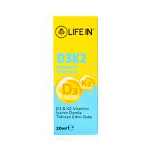 Life In Vitamin D3 K2 20 ml Damla