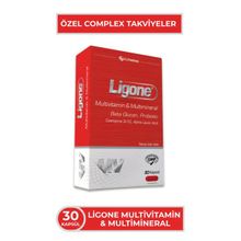 Ligone Beta Glukan + Probiyotik Multivitamin Multimineral 30 Kapsül