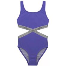 Lila Simli Kız Çocuk Mayokini Db200568cm