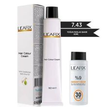 Lilafix 7.43 Yoğun Parlak Bakır Tüp 60 ml Saç Boyası