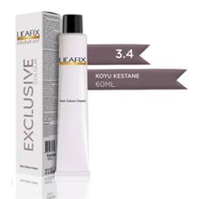 Lilafix Krem 3.4 Exclusive Koyu Kestane 60 ml Tüp Saç Boyası