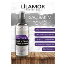 Lilamor Professional Biotin Kafein Hızlı Uzamaya Yardımcı 250 ml Dökülme Karşıtı Saç Toniği