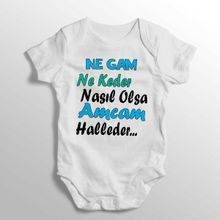 Limon Ne Gam Ne Keder Nasıl Olsa Amcam Halleder Yazılı Baskılı Bebek Zıbın
