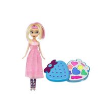 Limon Oyuncak LMN081 Prenses Bebek ve Makyaj Seti