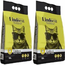 Lindo Cat 2x10 lt Kokusuz Kalın Taneli Topaklaşan Kedi Kumu