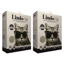 Lindo Cat Aktif Karbonlu Topaklaşan 2x6 lt Kedi Kumu