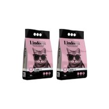 Lindo Cat Bebek Pudralı Ince Taneli Topaklaşan 2x10 lt Kedi Kumu