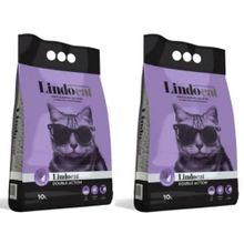 Lindo Cat Double Action 2x10 lt Lavanta ve Argan Kokulu İnce Taneli Kedi Kumu