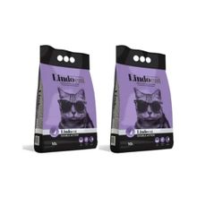 Lindo Cat Lavanta Argan Kokulu İnce Taneli 2x10 lt Kedi Kumu