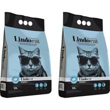 Lindo Cat Marsilya Sabun Kokulu Topaklanan İnce Taneli 2x10 lt Kedi Kumu