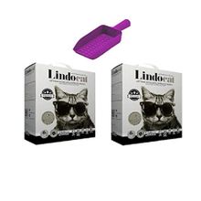 Lindo Cat Premium Aktif Plus Karbonlu Topaklaşan İnce Taneli 2x6 lt Kedi Kumu