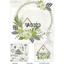 Lineart LA-AS323 Pirinç Dekupaj Kağıdı