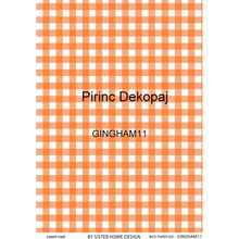 Lineart LA-GINGHAM11 Pirinç Dekupaj Kağıdı
