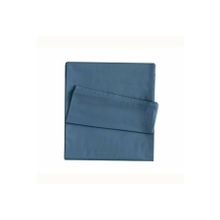 Linens Mix Match Indigo Pamuk Saten Çift Kişilik Çarşaf