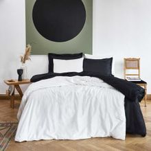Linens Mix Match Pamuk Saten Ekru King Size Nevresim Kılıfı