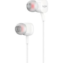 Linktech H15 Mikrofonlu Beyaz Kulak İçi Kablolu Kulaklık