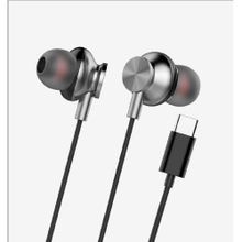 Linktech H341 Siyah Kulak İçi Type-C Kablolu Kulaklık
