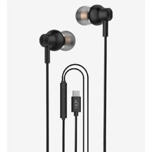 Linktech H72 Mikrofonlu Yüksek Baslı Siyah Kulak İçi Type-C Kablolu Kulaklık
