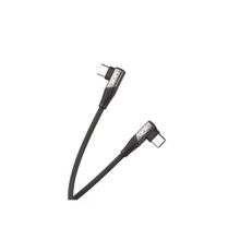 Linktech K595 Safe Siyah 60W 1.5 mt Type-C-Type-C 90 Derece Data Şarj Kablosu