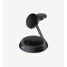 Linktech LPW-W797 Premium Üçü Bir Arada Masaüstü Wireless Telefon Tutacağı ve Şarj Aleti