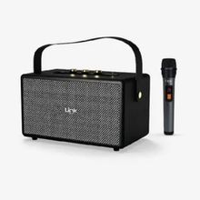 Linktech M402 Retro Taşınabilir Mikrofonlu Siyah Bluetooth Hoparlör