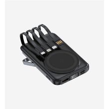 Linktech WF27 10000 mAh Mini Led Ekranlı Çoklu Kablolu Wireless Şarjlı Powerbank
